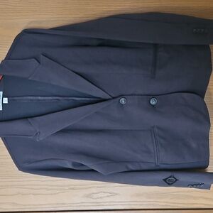 LM2000 Port Authority Franklin Electric Embroidered Dark Gray Ladies Knit Blazer